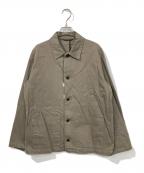 green label relaxingグリーンレーベルリラクシング）の古着「バギーサテン カバーオール」｜ブラウン