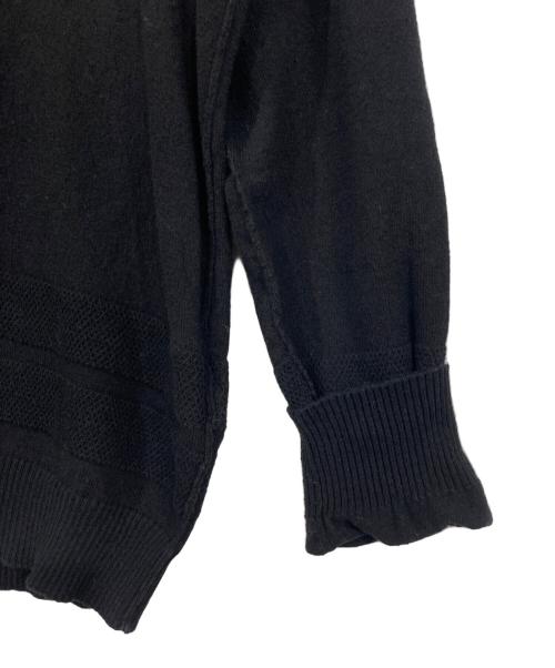 STONE ISLAND（ストーンアイランド）STONE ISLAND (ストーンアイランド) クルーネックニット ブラック サイズ:Sの古着・服飾アイテム