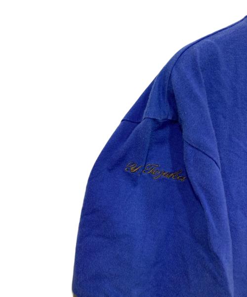 MONCLER（モンクレール）MONCLER (モンクレール) VネックTシャツ ブルー サイズ:Lの古着・服飾アイテム