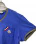 中古・古着 MONCLER (モンクレール) VネックTシャツ ブルー サイズ:L：6000円