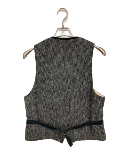 Harris Tweed（ハリスツイード）Harris Tweed (ハリスツイード) BEAMS PLUS (ビームスプラス) ツイードベスト グレー サイズ:Mの古着・服飾アイテム