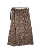 Thousand Mileサウザンドマイル）の古着「総柄スカート」｜ブラウン