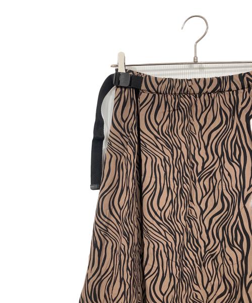 Thousand Mile（サウザンドマイル）Thousand Mile (サウザンドマイル) 総柄スカート ブラウン サイズ:Fの古着・服飾アイテム