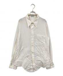 BED J.W. FOR（ベッドフォード）の古着「コットンシルク長袖シャツ」｜ホワイト