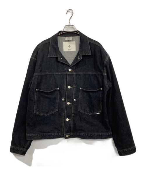 STABILIZER gnz（スタビライザージーンズ）STABILIZER GNZ (スタビライザージーンズ) デニムジャケット ブラック サイズ:46の古着・服飾アイテム