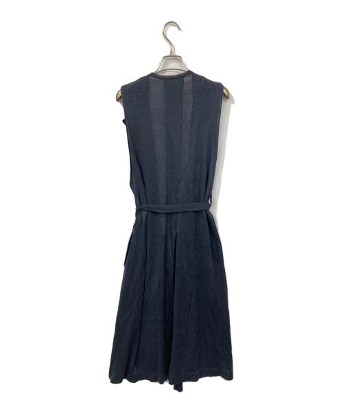 PLAIN PEOPLE（プレインピープル）PLAIN PEOPLE (プレインピープル) リネンロングジレ ネイビー サイズ:9の古着・服飾アイテム