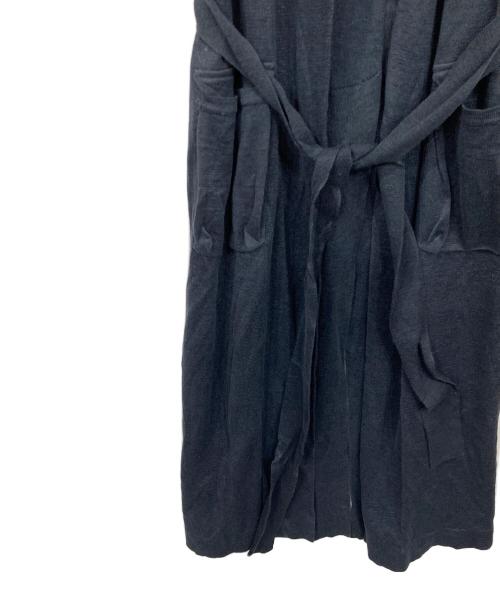 PLAIN PEOPLE（プレインピープル）PLAIN PEOPLE (プレインピープル) リネンロングジレ ネイビー サイズ:9の古着・服飾アイテム