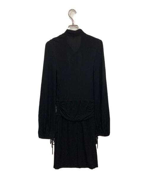 GUCCI（グッチ）GUCCI (グッチ) ディープVカットワンピース ブラック サイズ:Sの古着・服飾アイテム