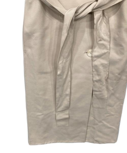 HARRIS WHARF LONDON（ハリスワーフロンドン）HARRIS WHARF LONDON (ハリスワーフロンドン) ロングトレンチジレ ベージュ サイズ:42の古着・服飾アイテム