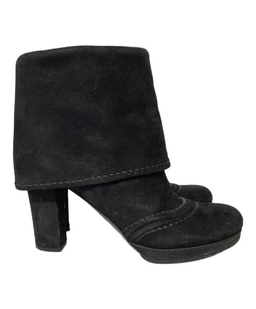 PRADA（プラダ）PRADA (プラダ) ブーティ ブラック サイズ:37の古着・服飾アイテム