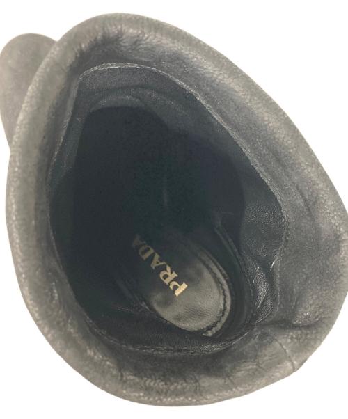 PRADA（プラダ）PRADA (プラダ) ブーティ ブラック サイズ:37の古着・服飾アイテム