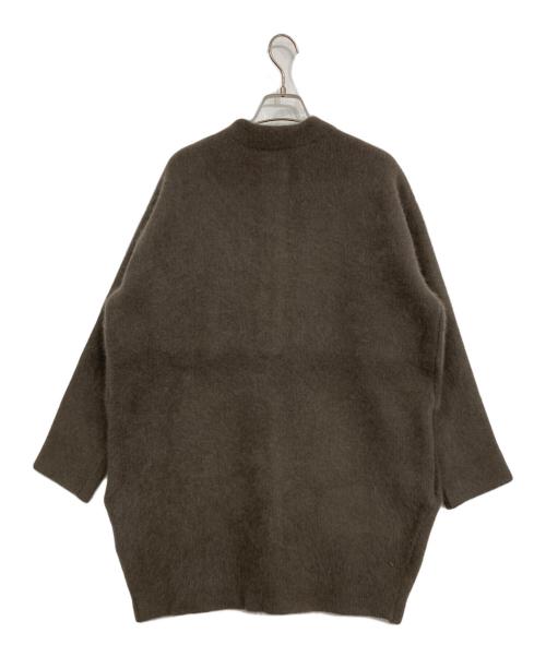 ELENDEEK（エレンディーク）ELENDEEK (エレンディーク) ラクーンカーディガン ブラウン サイズ:Fの古着・服飾アイテム