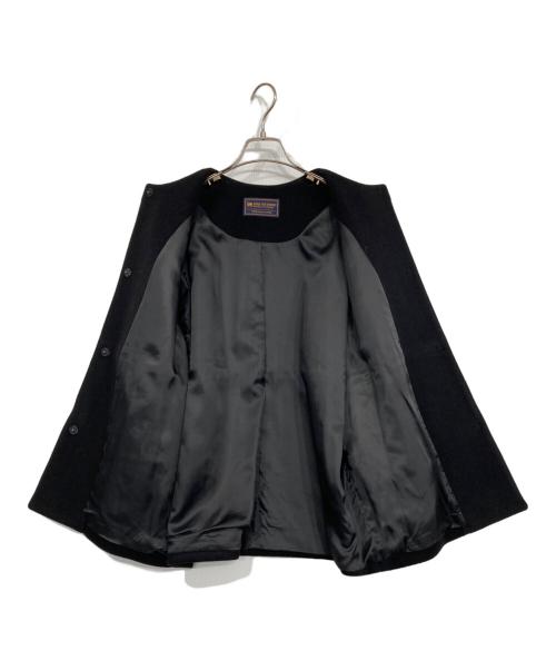 JOURNAL STANDARD relume（ジャーナルスタンダード レリューム）JOURNAL STANDARD relume (ジャーナルスタンダード レリューム) スーパーファインビーバークルーネックコート ブラック サイズ:38の古着・服飾アイテム