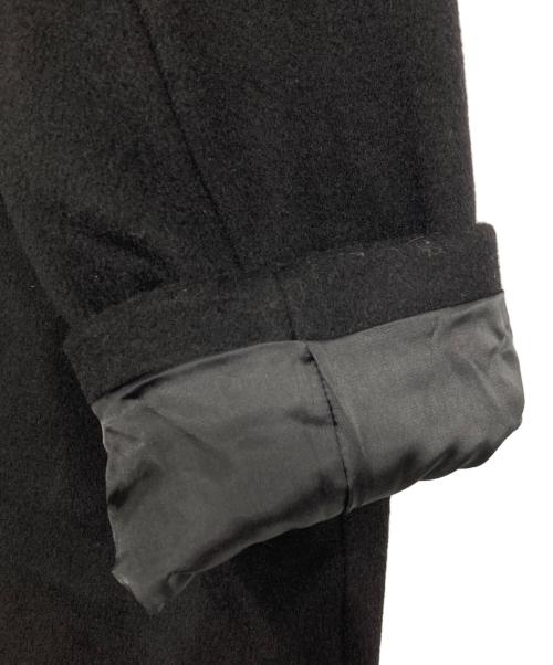 JOURNAL STANDARD relume（ジャーナルスタンダード レリューム）JOURNAL STANDARD relume (ジャーナルスタンダード レリューム) スーパーファインビーバークルーネックコート ブラック サイズ:38の古着・服飾アイテム