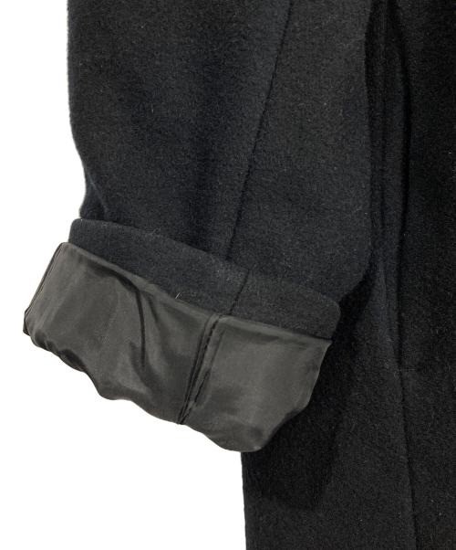 STUDIOUS（ステュディオス）STUDIOUS (ステュディオス) メルトンオーバーフードコート ブラック サイズ:3の古着・服飾アイテム