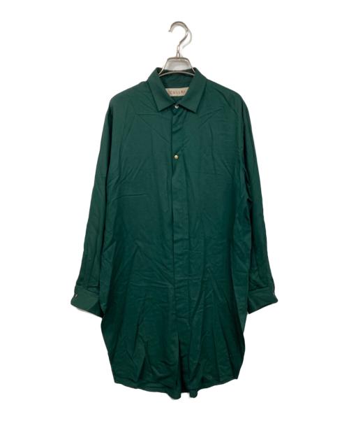 CULLNI（クルニ）CULLNI (クルニ) ロングシャツ グリーン サイズ:2の古着・服飾アイテム