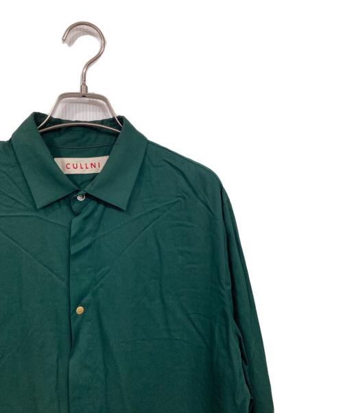 CULLNI（クルニ）CULLNI (クルニ) ロングシャツ グリーン サイズ:2の古着・服飾アイテム