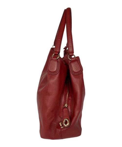 COACH（コーチ）COACH (コーチ) ハンドバッグ レッドの古着・服飾アイテム