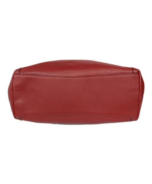 COACH（コーチ）COACH (コーチ) ハンドバッグ レッドの古着・服飾アイテム