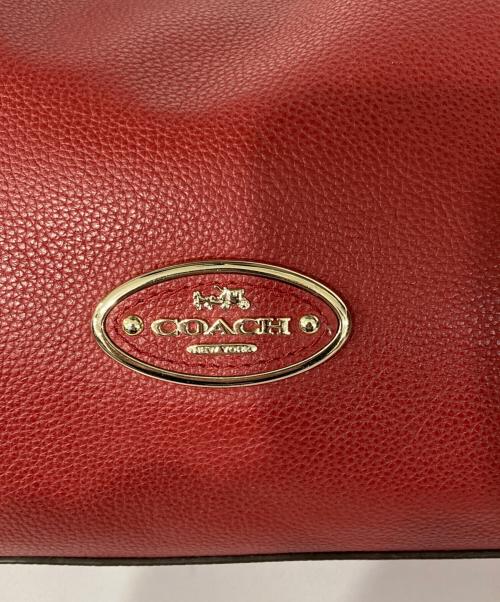 COACH（コーチ）COACH (コーチ) ハンドバッグ レッドの古着・服飾アイテム