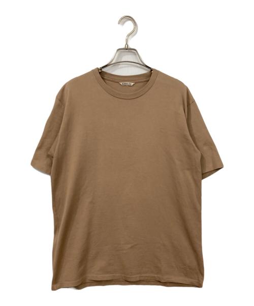 AURALEE（オーラリー）AURALEE (オーラリー) LUSTER PLAITING TEE ベージュ サイズ:3の古着・服飾アイテム