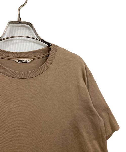 AURALEE（オーラリー）AURALEE (オーラリー) LUSTER PLAITING TEE ベージュ サイズ:3の古着・服飾アイテム
