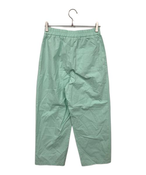 MACPHEE（マカフィー）MACPHEE (マカフィー) コットンタイプライター タックストレートパンツ ブルー サイズ:36の古着・服飾アイテム