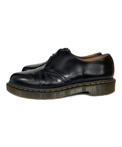 Dr.Martens（ドクターマーチン）Dr.Martens (ドクターマーチン) COMME des GARCONS HOMME DEUX (コムデギャルソン オム ドゥ) 3ホールシューズ ブラック サイズ:UK6.5の古着・服飾アイテム