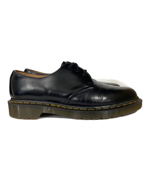Dr.Martens（ドクターマーチン）Dr.Martens (ドクターマーチン) COMME des GARCONS HOMME DEUX (コムデギャルソン オム ドゥ) 3ホールシューズ ブラック サイズ:UK6.5の古着・服飾アイテム