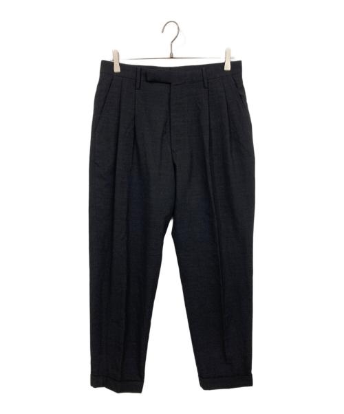 COMOLI（コモリ）COMOLI (コモリ) SUMMER WOOL 2TUCK PT グレー サイズ:2の古着・服飾アイテム