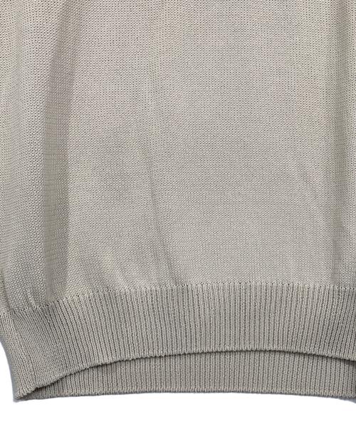AURALEE（オーラリー）AURALEE (オーラリー) COTTON POLYESTER CODE KNIT ベージュ サイズ:3の古着・服飾アイテム