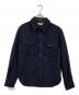 FIVE BROTHER（ファイブブラザー）の古着「ウール長袖シャツ」｜ネイビー