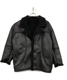UNGRID（アングリッド）の古着「フェイクムートンルーズブルゾン」｜ブラック