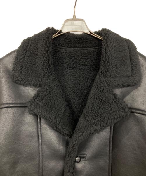 UNGRID（アングリッド）Ungrid (アングリッド) フェイクムートンルーズブルゾン ブラック サイズ:Mの古着・服飾アイテム