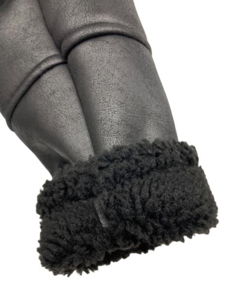 UNGRID（アングリッド）Ungrid (アングリッド) フェイクムートンルーズブルゾン ブラック サイズ:Mの古着・服飾アイテム