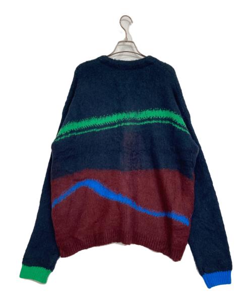 PAMM（パム）PAMM (パム) 気狂いのニットカーディガン ネイビー サイズ:Fの古着・服飾アイテム