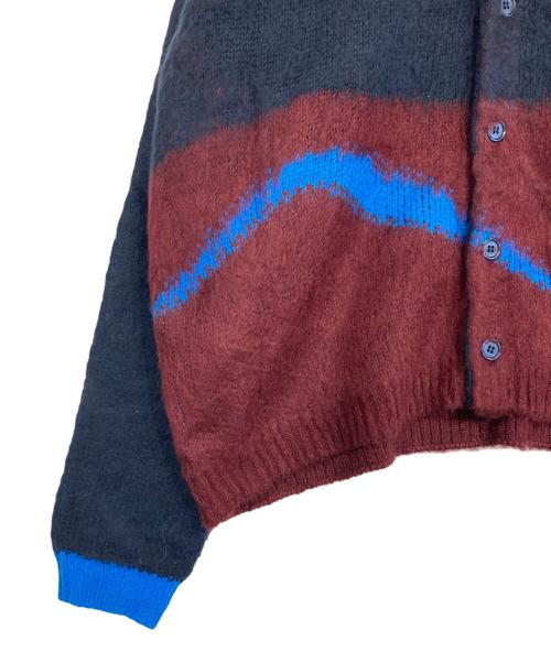 PAMM（パム）PAMM (パム) 気狂いのニットカーディガン ネイビー サイズ:Fの古着・服飾アイテム