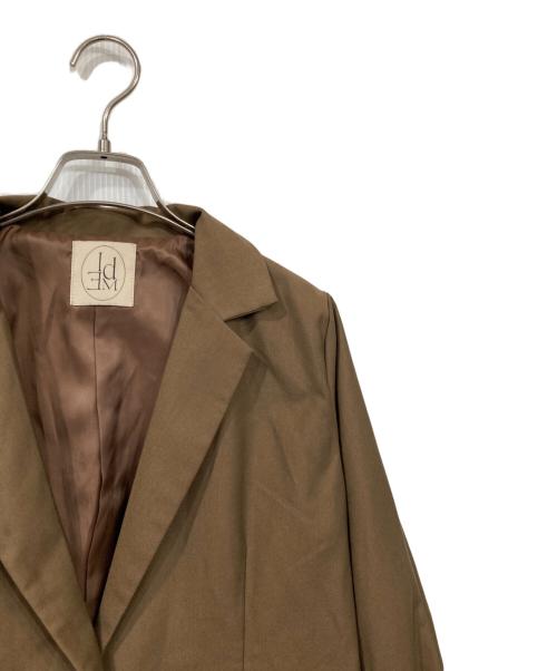 idem（イデム）idem (イデム) テーラードジャケット ブラウン サイズ:Fの古着・服飾アイテム