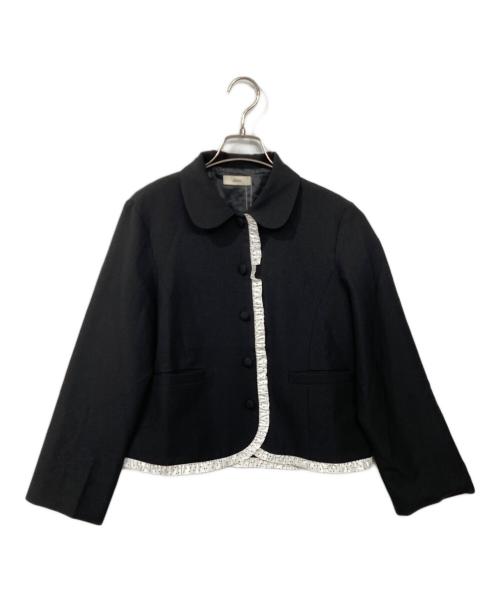 idem（イデム）idem (イデム) frill lady jacket ブラック サイズ:F 未使用品の古着・服飾アイテム