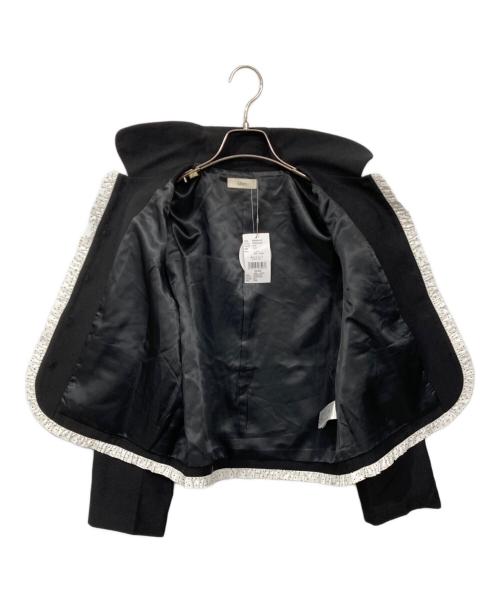 idem（イデム）idem (イデム) frill lady jacket ブラック サイズ:F 未使用品の古着・服飾アイテム