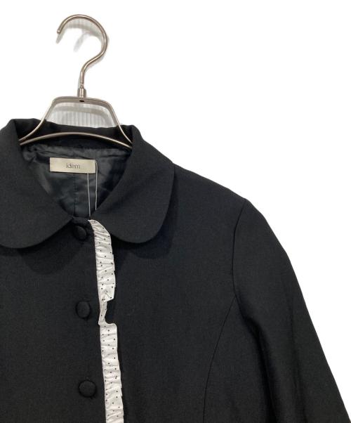 idem（イデム）idem (イデム) frill lady jacket ブラック サイズ:F 未使用品の古着・服飾アイテム
