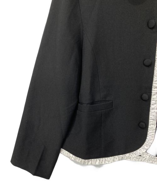 idem（イデム）idem (イデム) frill lady jacket ブラック サイズ:F 未使用品の古着・服飾アイテム