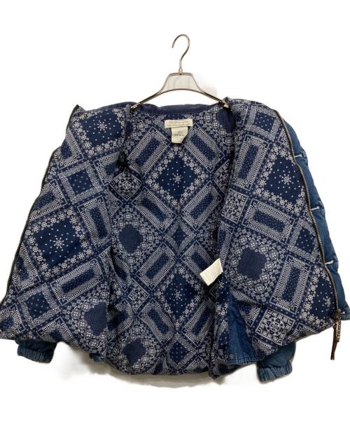 REMI RELIEF（レミレリーフ）REMI RELIEF (レミレリーフ) コンチョボタンダウンジャケット インディゴ サイズ:Lの古着・服飾アイテム