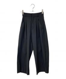 SIWEM（シウム）の古着「タックワイドパンツ」｜ブラック