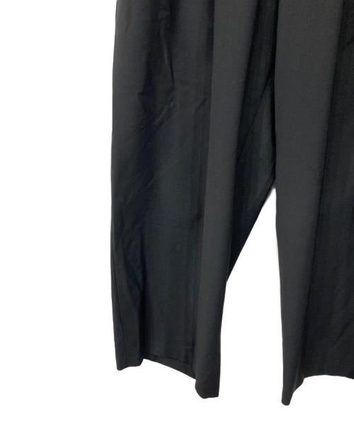 SIWEM（シウム）SIWEM (シウム) タックワイドパンツ ブラック サイズ:XSの古着・服飾アイテム