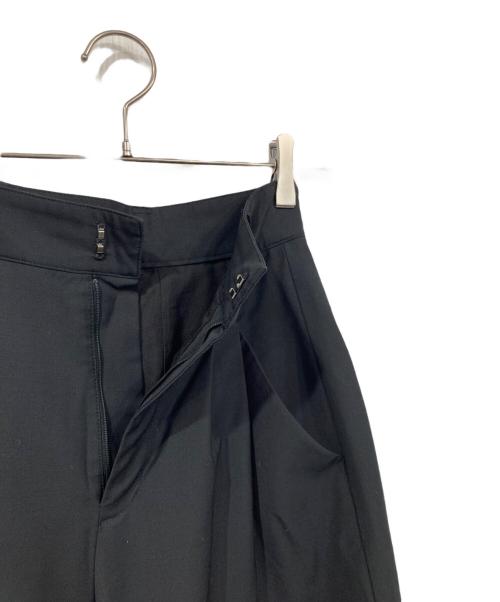 SIWEM（シウム）SIWEM (シウム) タックワイドパンツ ブラック サイズ:XSの古着・服飾アイテム