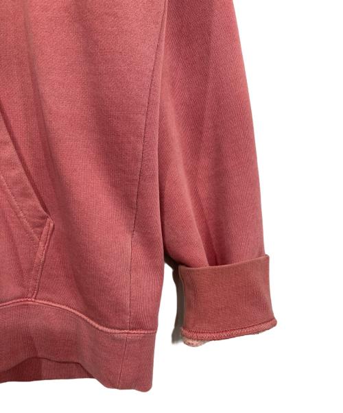 stussy（ステューシー）stussy (ステューシー) 製品染めスケートマンプリントパーカー ピンク サイズ:Mの古着・服飾アイテム