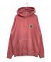 stussy（ステューシー）の古着「製品染めスケートマンプリントパーカー」｜ピンク
