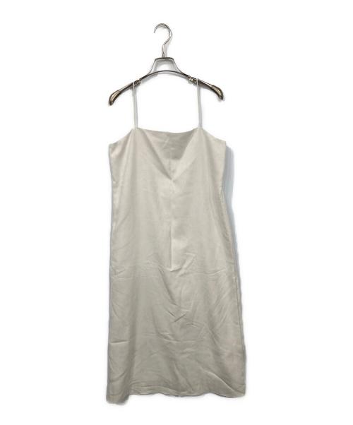 R'IAM PLAGE（リアム プラージュ）R'IAM PLAGE (リアム プラージュ) スウェードキャミワンピース ベージュ サイズ:36の古着・服飾アイテム