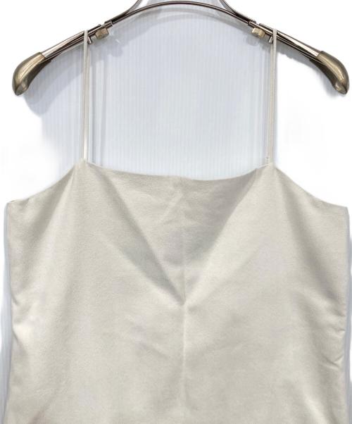 R'IAM PLAGE（リアム プラージュ）R'IAM PLAGE (リアム プラージュ) スウェードキャミワンピース ベージュ サイズ:36の古着・服飾アイテム